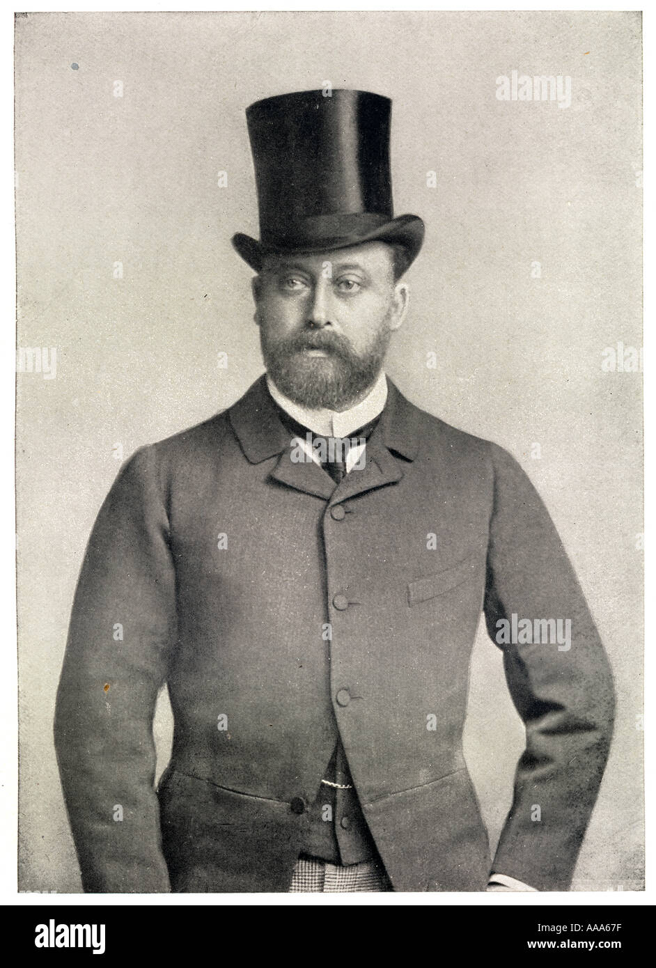 Eduardo VII, 1841 - 1910. El rey de Inglaterra, 1901 - 1910. Foto de stock