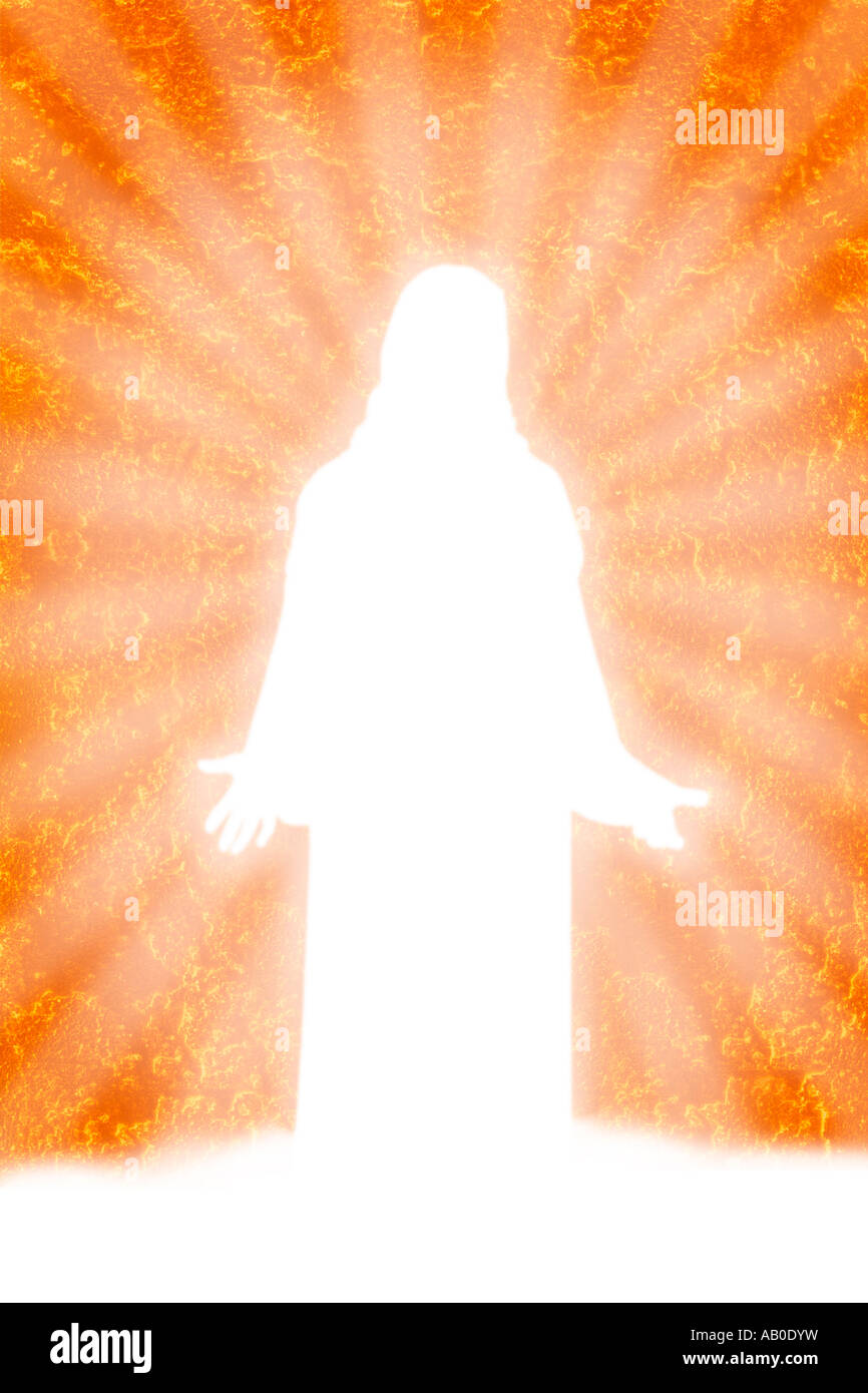 Silueta De Jesus Fotografia De Stock Alamy