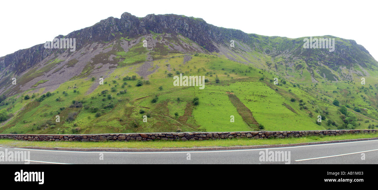 Powys montañas Cambrian Minffordd Gwynedd Cader Idris, el Parque Nacional de Snowdonia Gales U K GB Europa UE Foto de stock