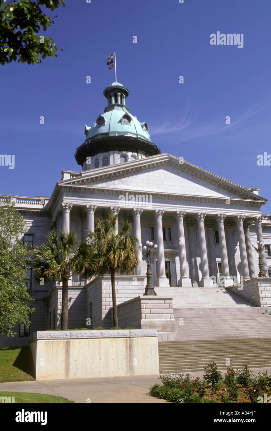 El edificio del Capitolio Estatal en Columbia, Carolina del Sur SC Foto de stock