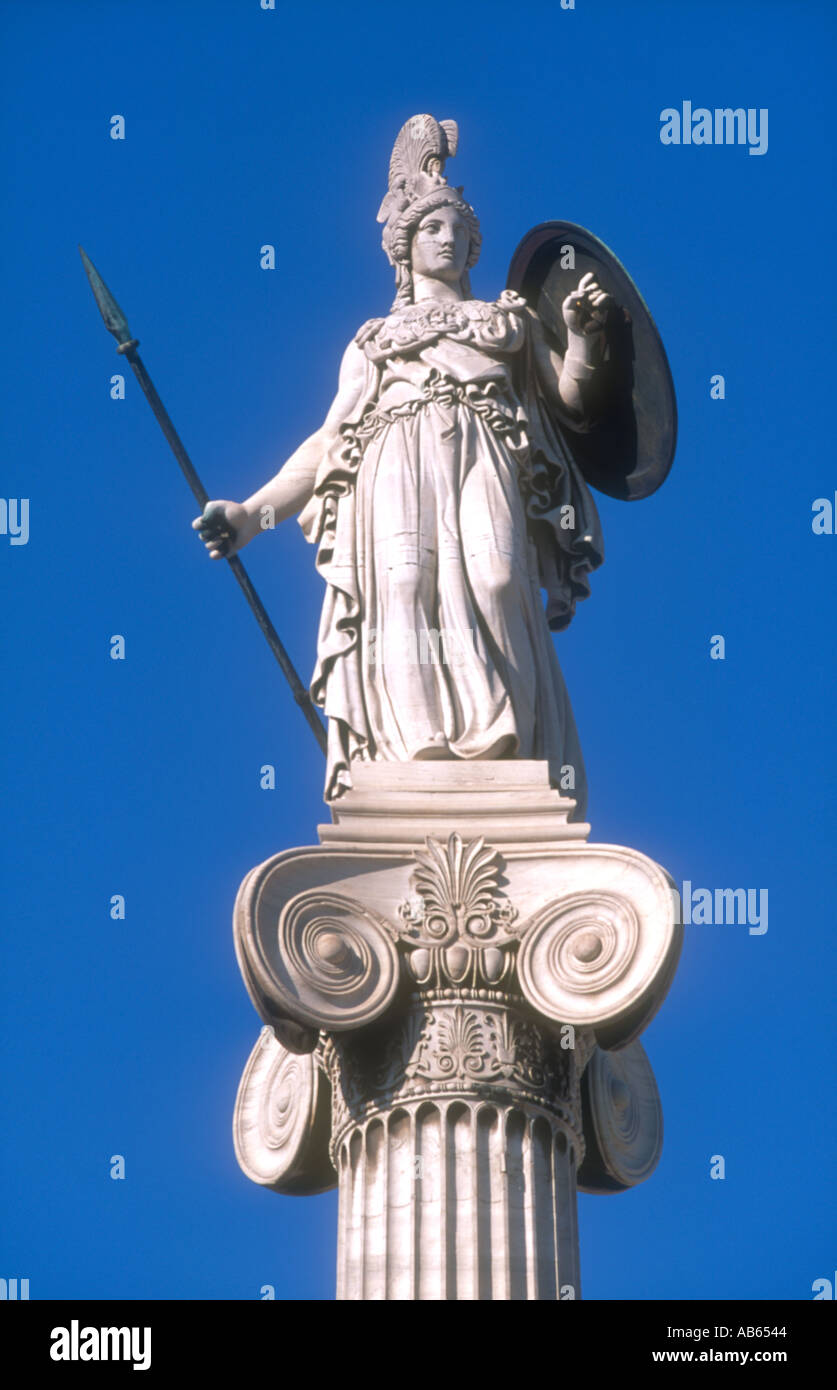 Athena Diosa Griega De La Sabiduria Dibujo