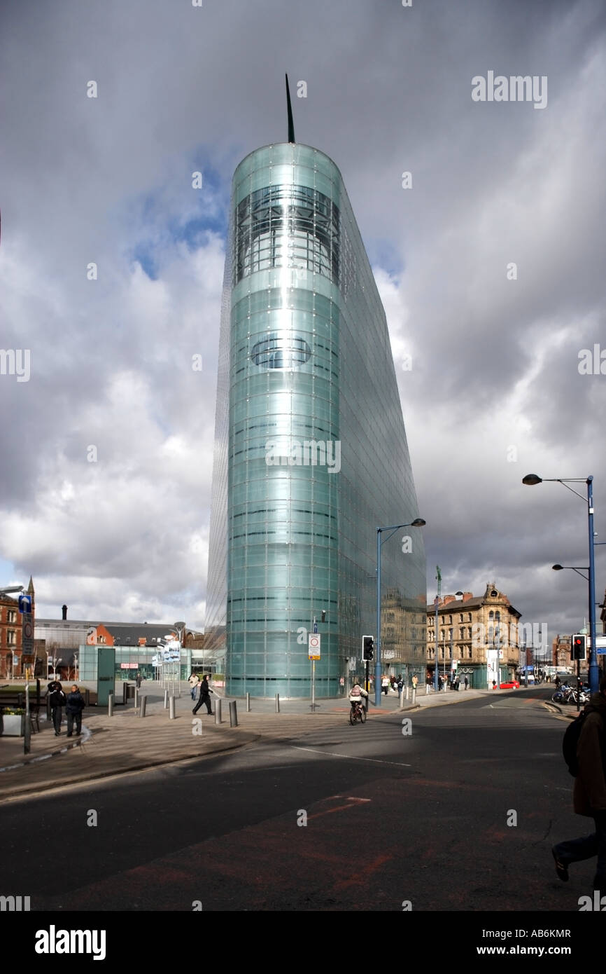 Edificio Urbis en Manchester, RU Foto de stock