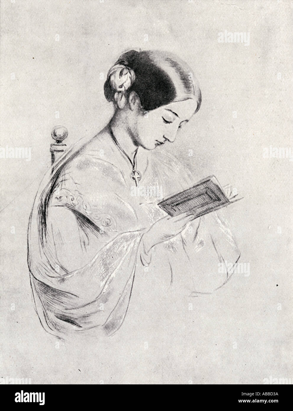 Florence Nightingale, 1820 -1910. Estadista inglés, pionera de la enfermería y un reformador de hospital métodos de saneamiento. Foto de stock