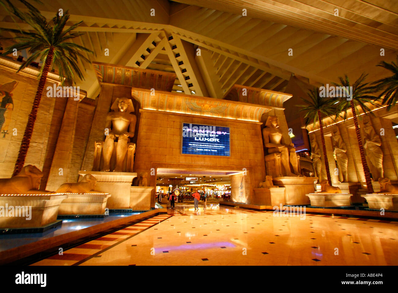 El Luxor Hotel and Resort Las Vegas Nevada Foto de stock