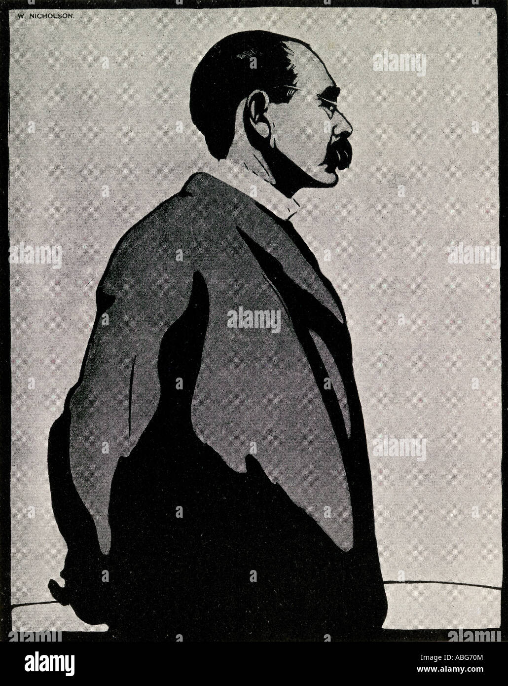 Joseph Rudyard Kipling, 1865 - 1936. Autor británico nacido en la India  Fotografía de stock - Alamy