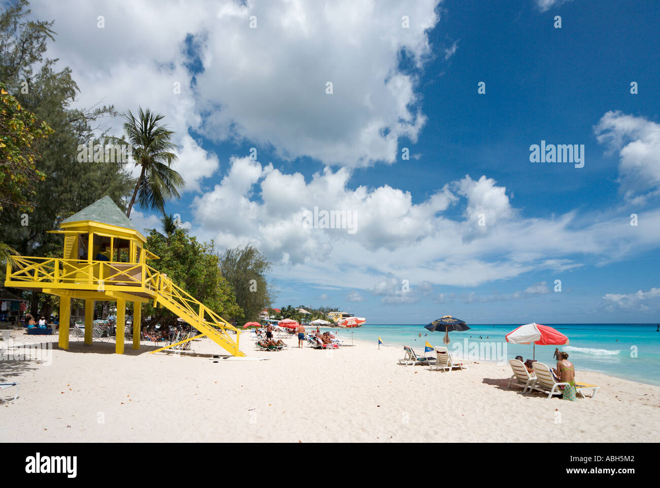 Rockley Beach Costa Sur Barbados Antillas Menores Las Antillas