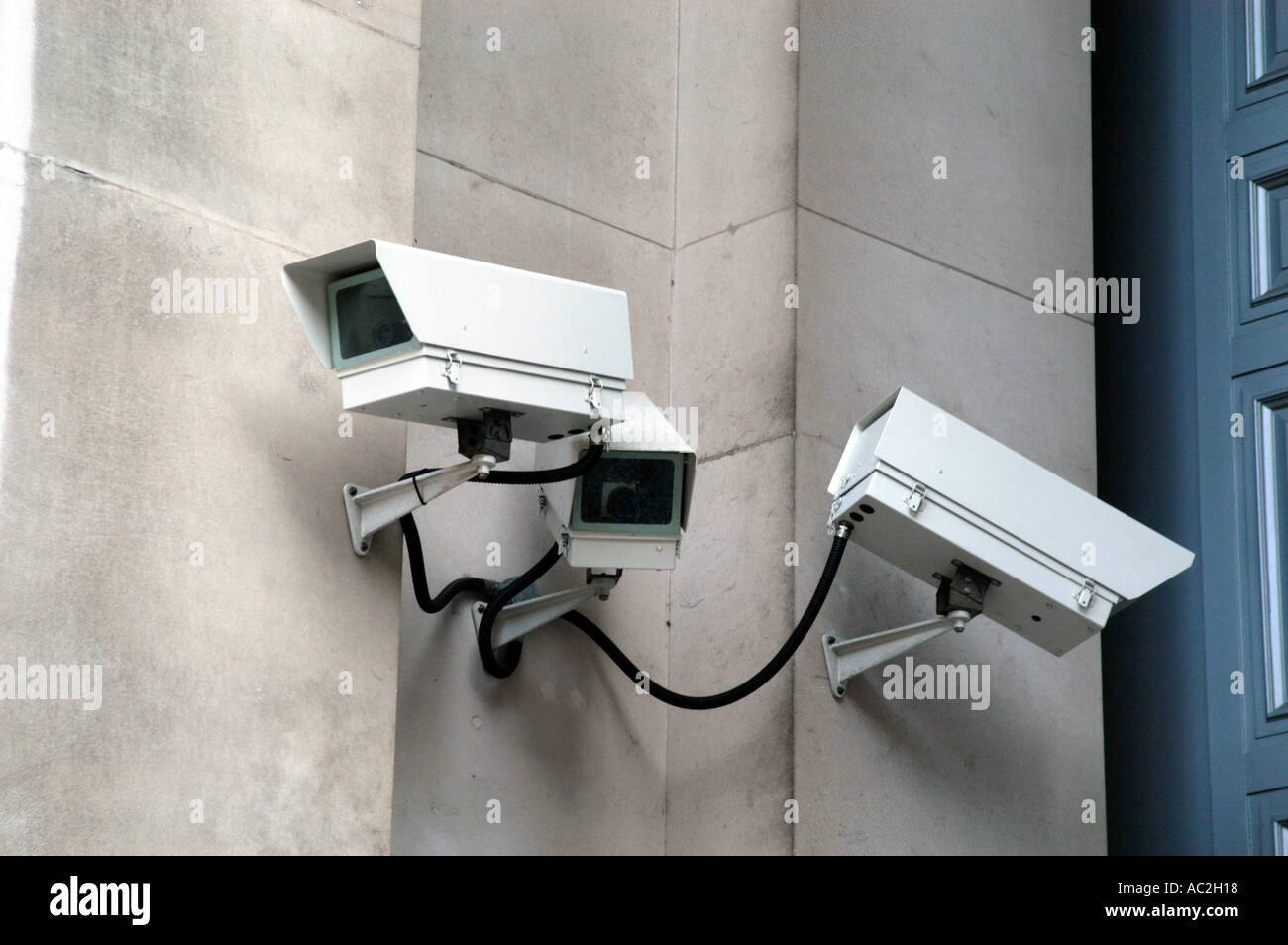Cámaras de seguridad CCTV Londres England Reino Unido Foto de stock