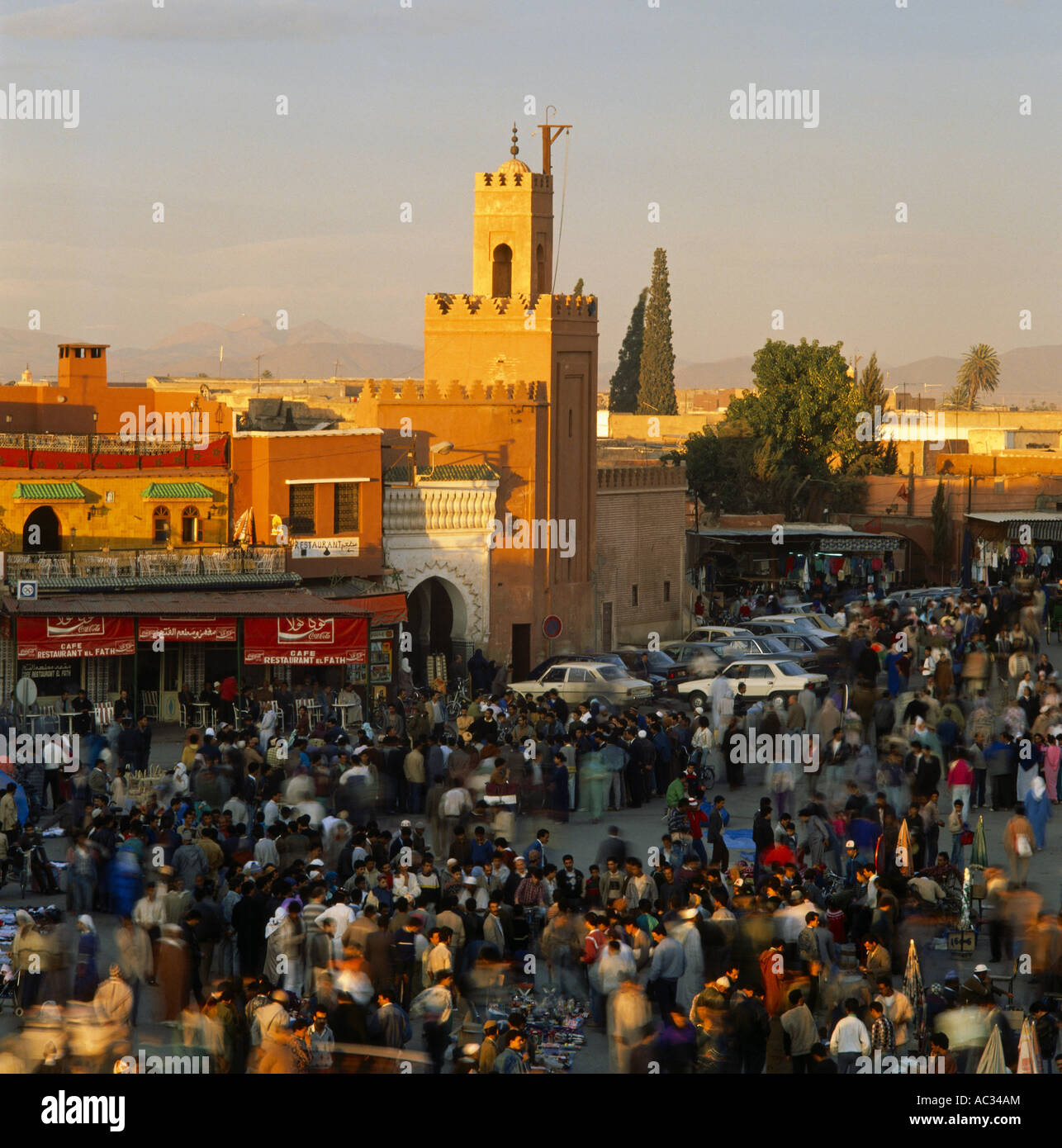 Djemaa El Fna, Marrakech, Marruecos Foto de stock