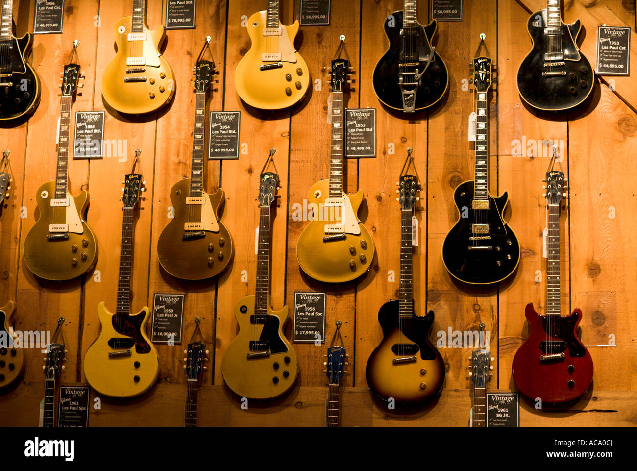 La guitarra de Hollywood del centro de Los Ángeles, California, Estados  Unidos de América Fotografía de stock - Alamy