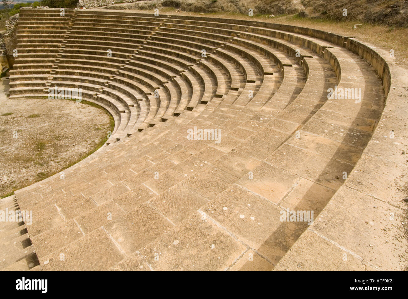 Teatro Romano, Soli, Chipre septentrional, Europa Foto de stock