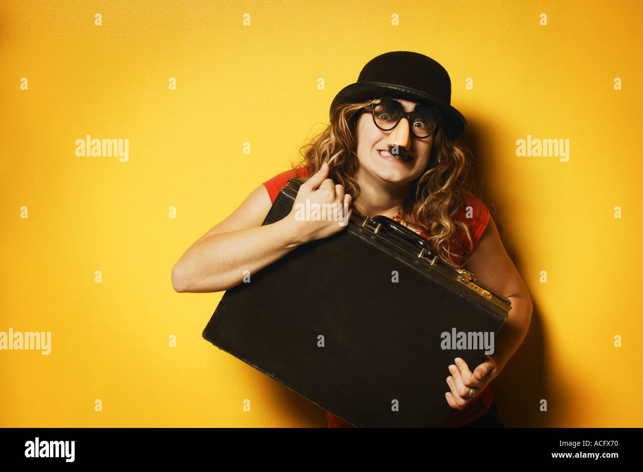 Dama vestida goofy Foto de stock