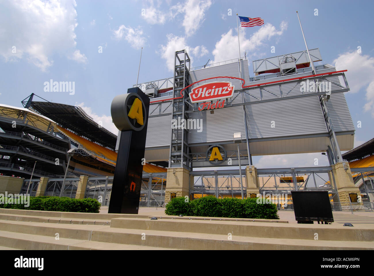 Heinz Field el hogar del equipo de fútbol profesional de Pittsburgh Steelers en la ciudad de Pittsburgh, Pennsylvania PA USA Foto de stock
