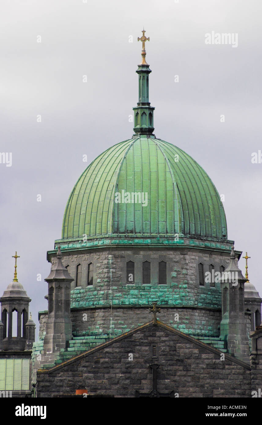 La cúpula de la Catedral de Galway Irlanda Foto de stock