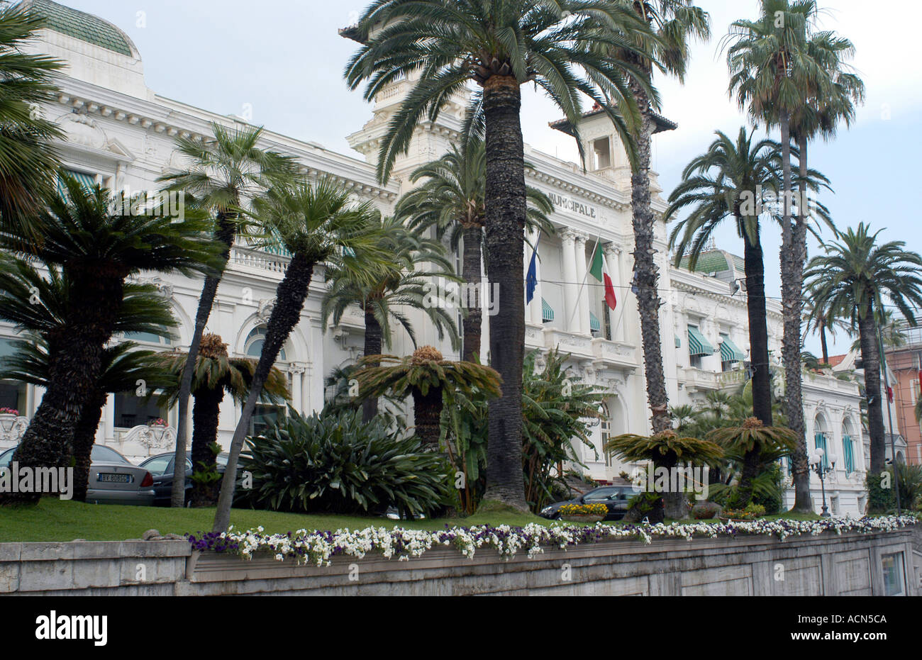 El casino de San Remo, Italia. Foto de stock