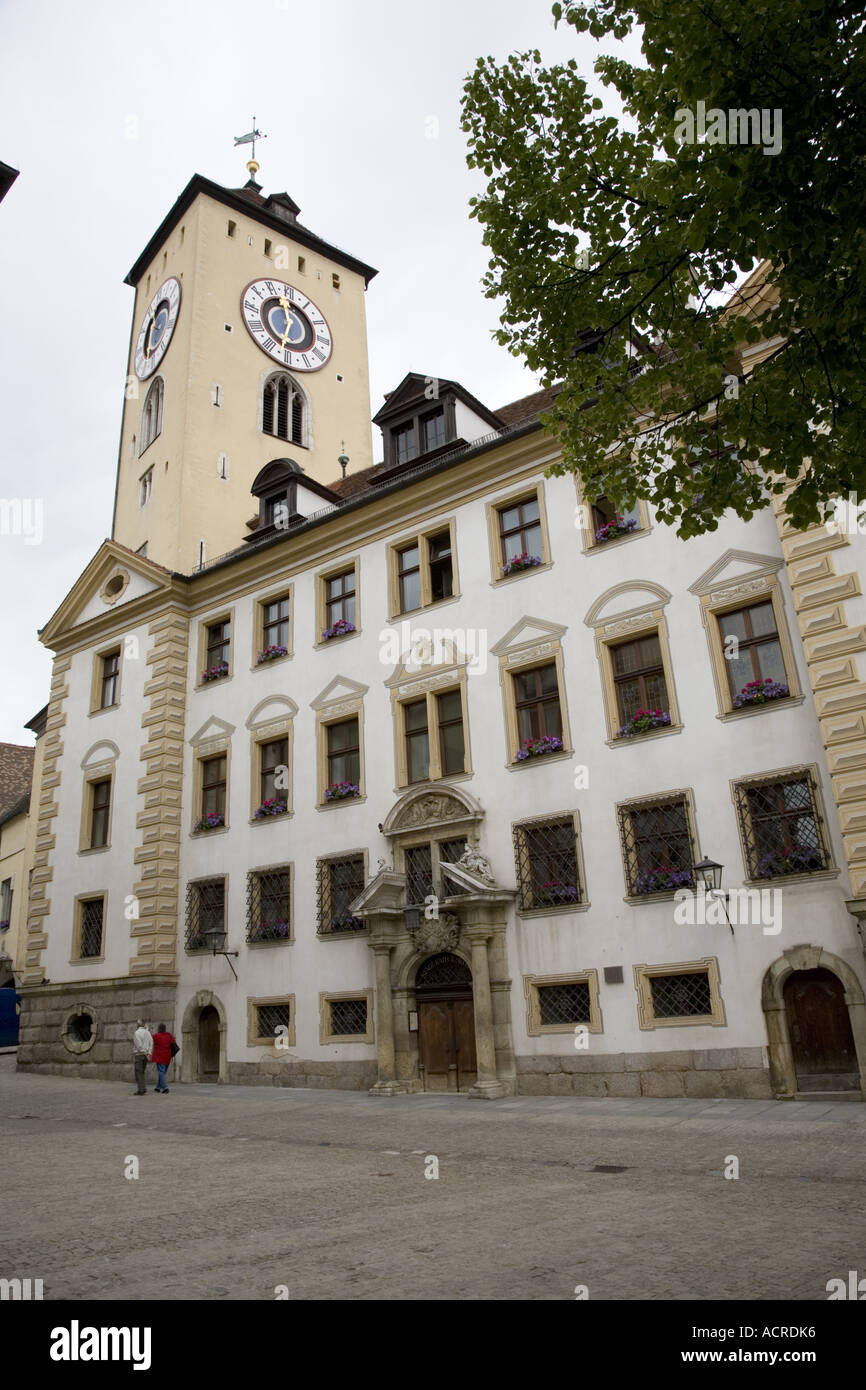 Altes Rathaus (Antiguo Ayuntamiento), Rathauskeller, Regensburg, Alemania Foto de stock