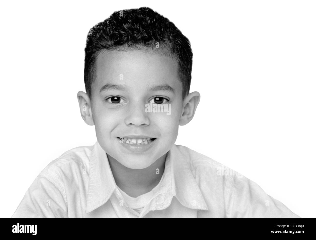 Niño Negro Sonriendo Imágenes De Stock En Blanco Y Negro Alamy 6598