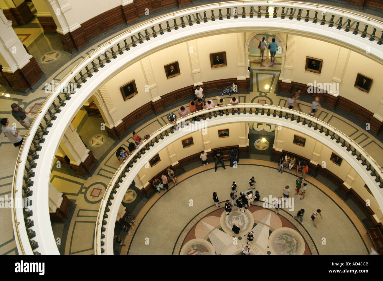 En El Interior Del Capitolio Del Estado De Texas En Austin