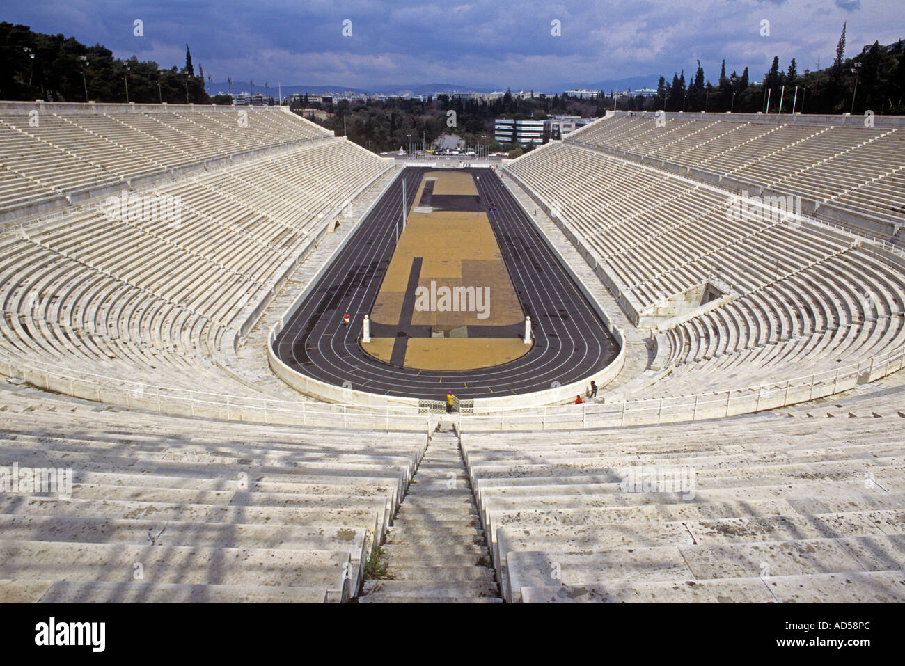 El estadio Panathenaic, Atenas, Grecia, Europa Foto de stock