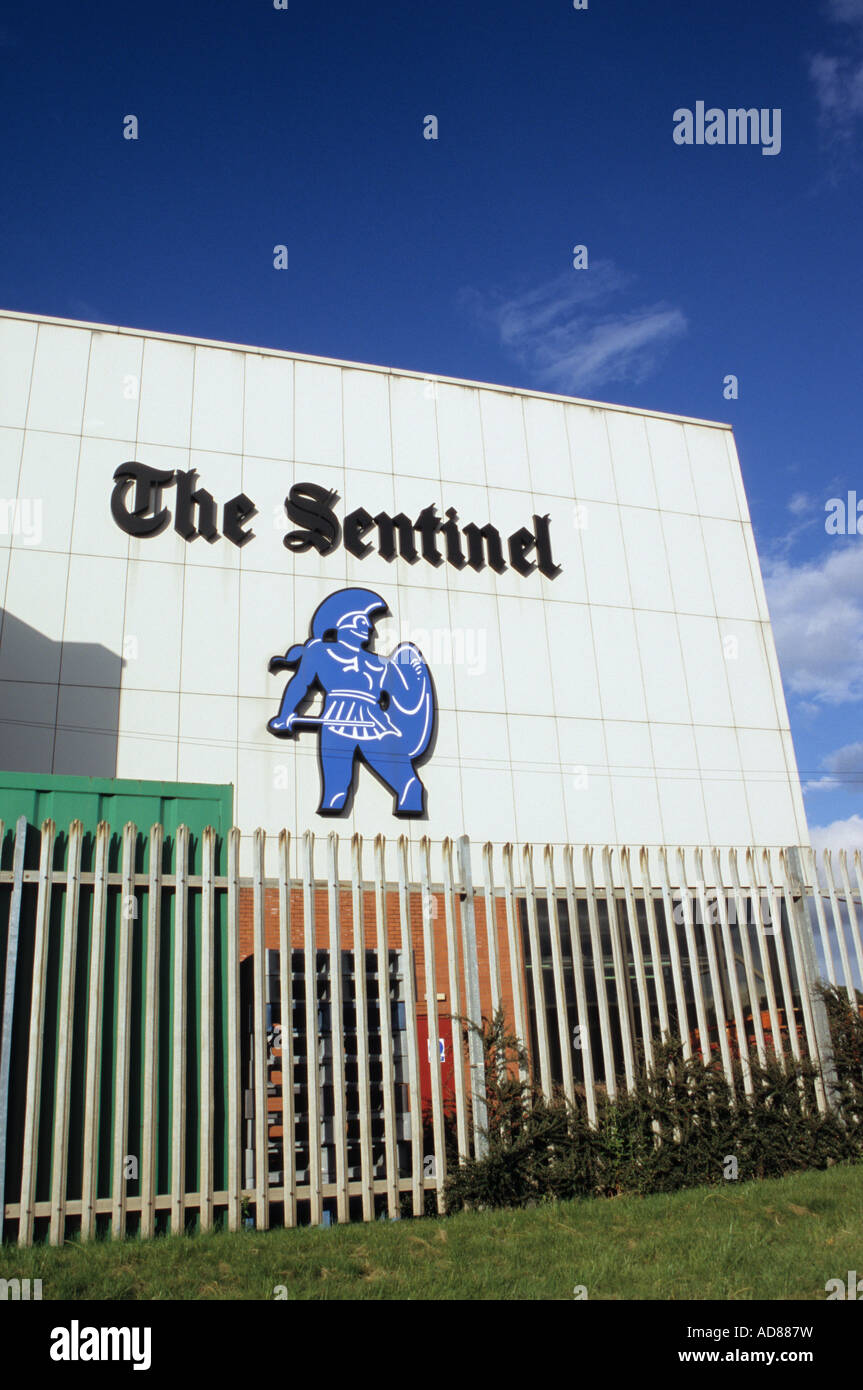 Las oficinas del periódico centinela Foto de stock