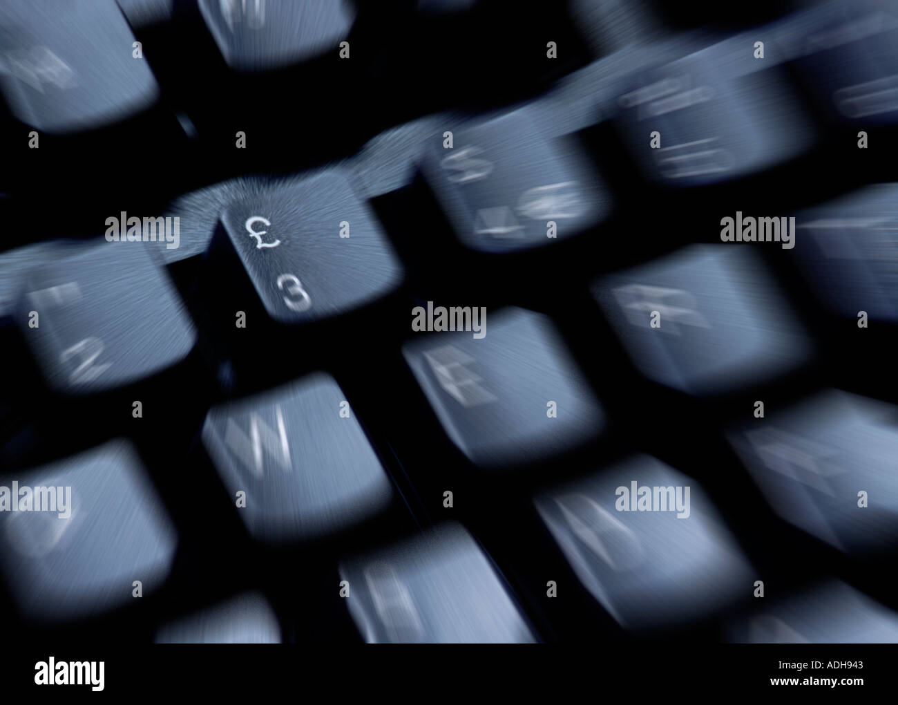 Detalle de teclado de PC Zoom en almohadilla Fotografía de stock - Alamy