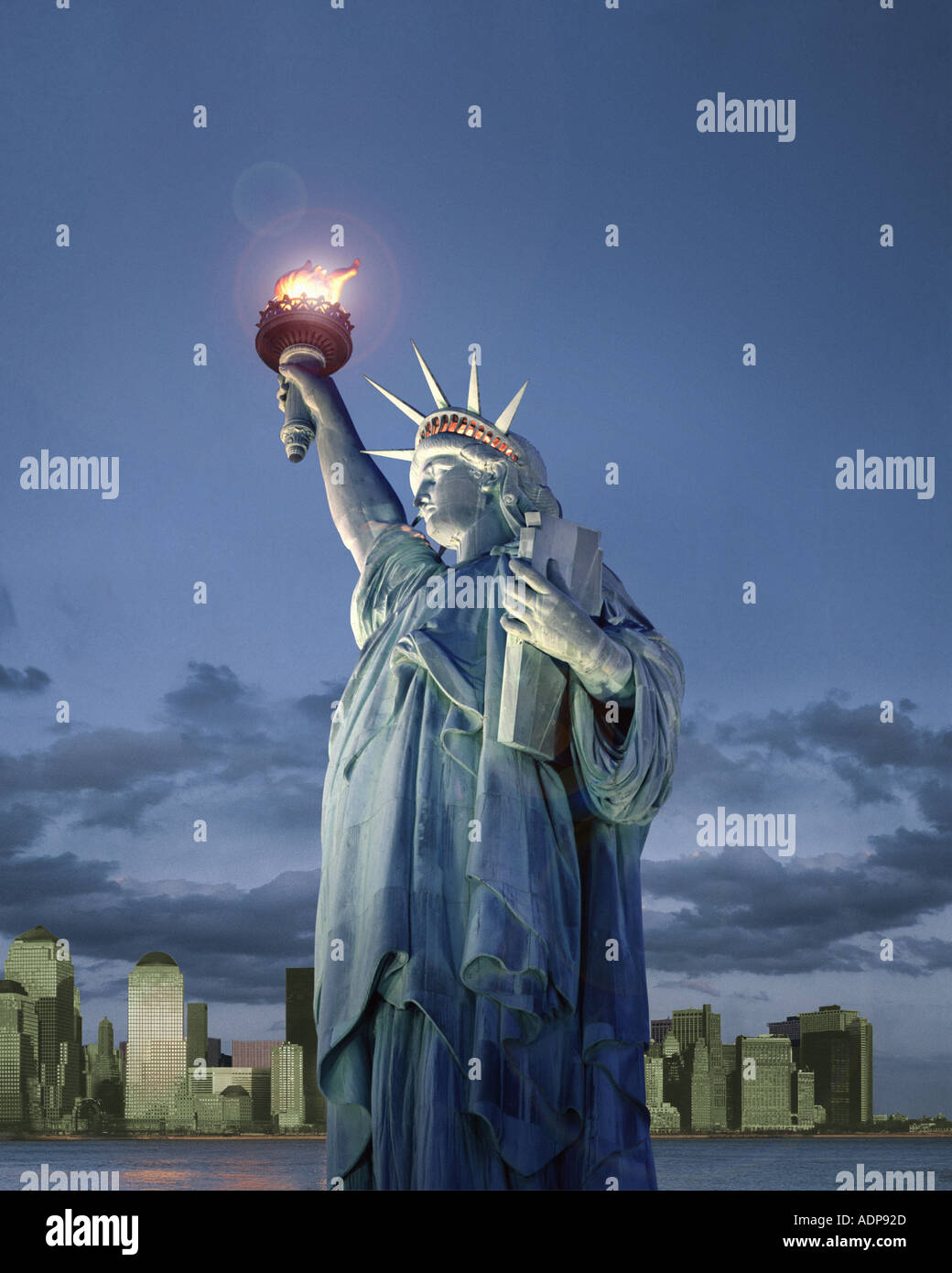Estados Unidos - Nueva York: la estatua de la Libertad Foto de stock