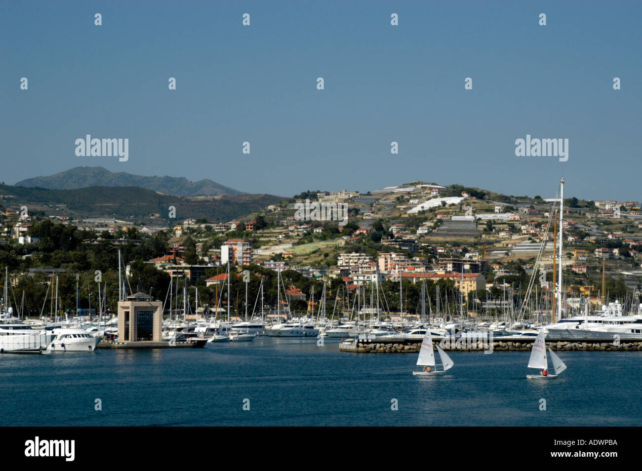 Portosole San Remo Italia Foto de stock