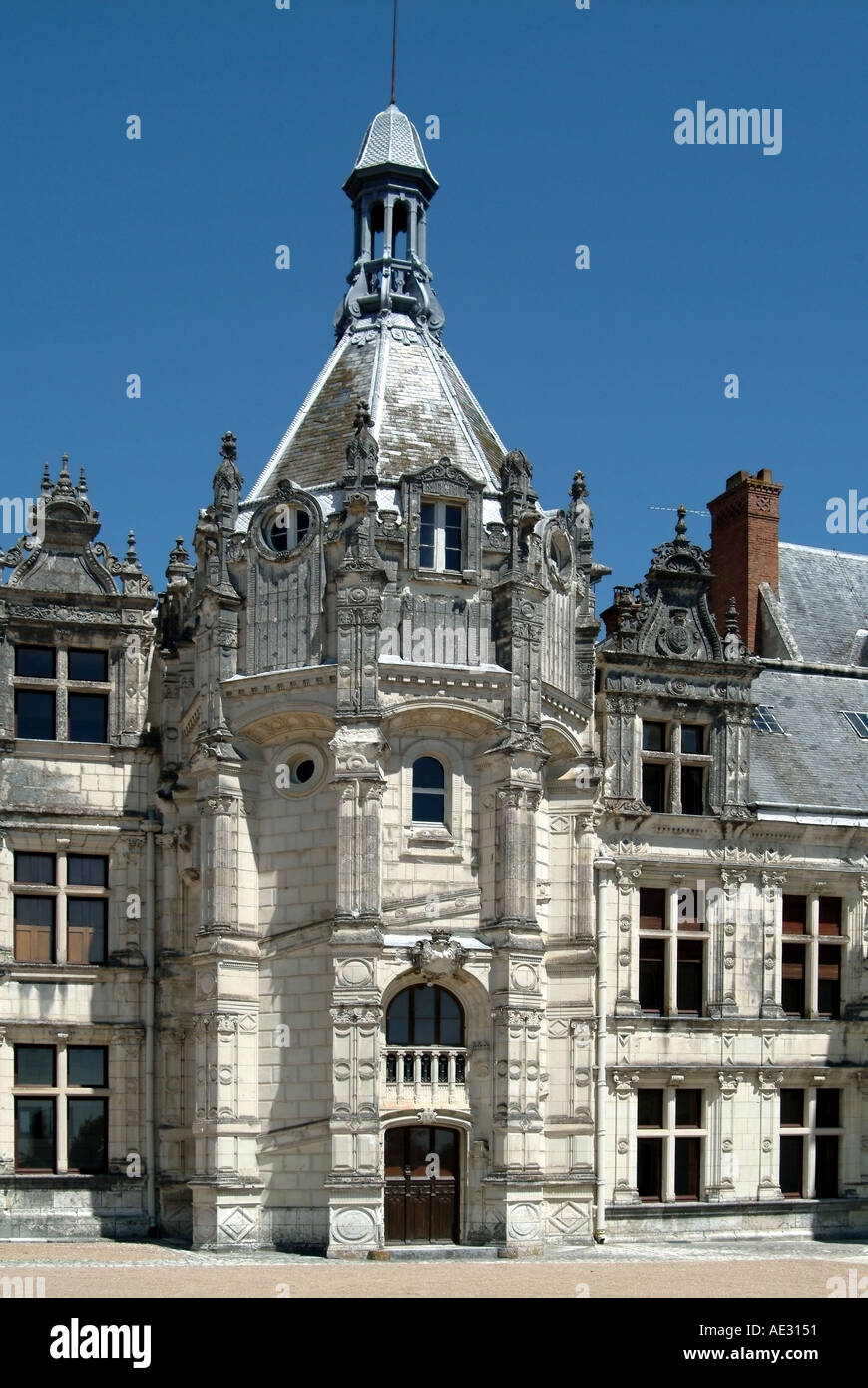 Francia Loir et Cher st aignan palacio renacentista del siglo XVI. Foto de stock