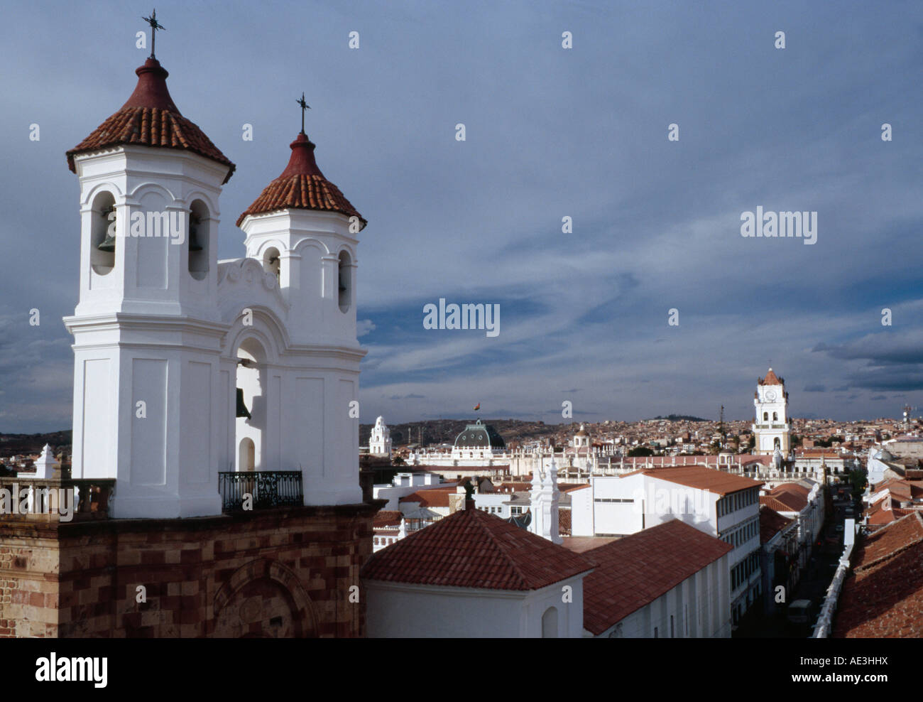 Arquitectura Colonial Sucre, Chuquisaca, Bolivia Fotografía de stock