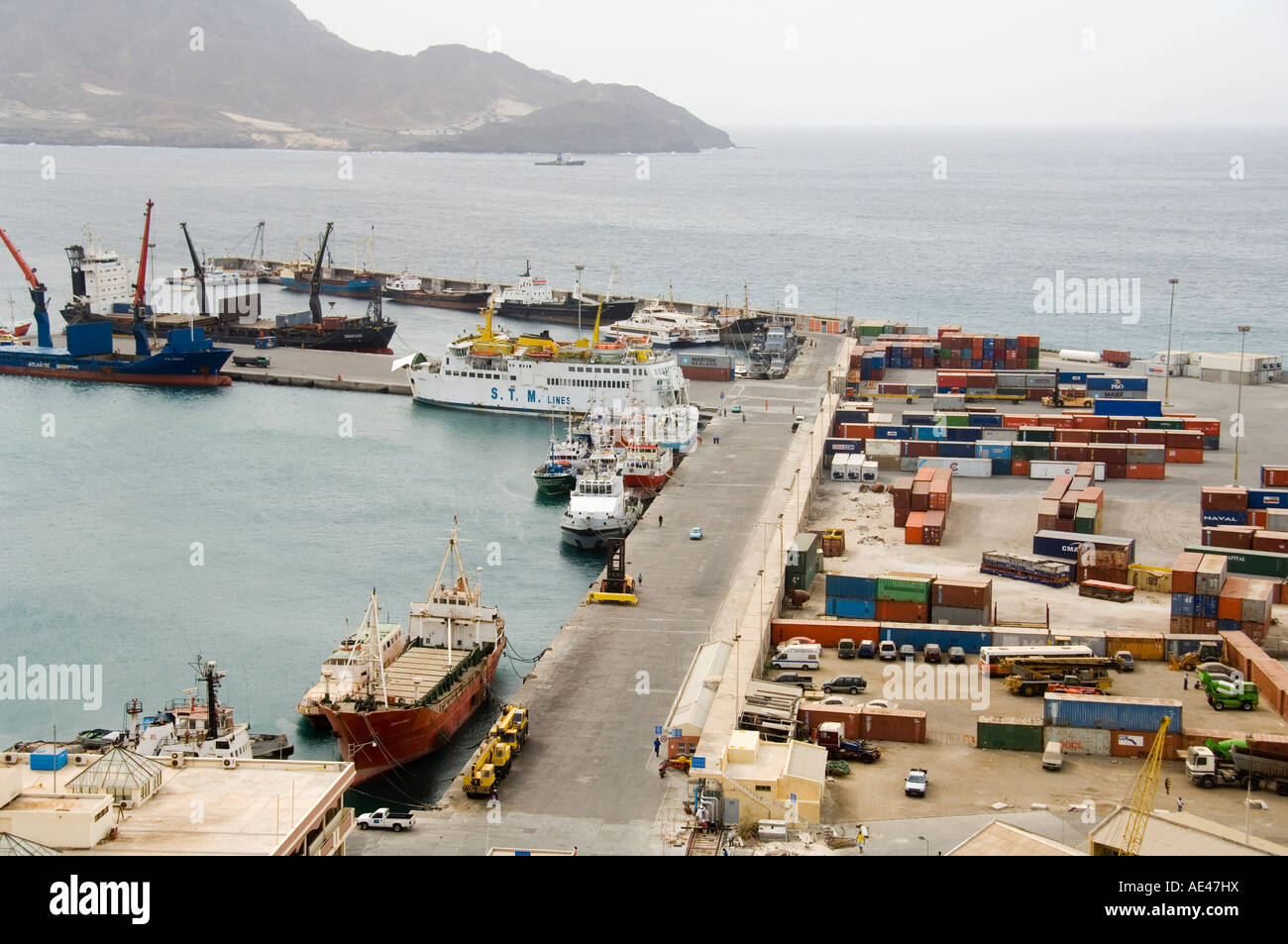 Puerto de Mindelo, Sao Vicente, Islas de Cabo Verde, África Fotografía de  stock - Alamy