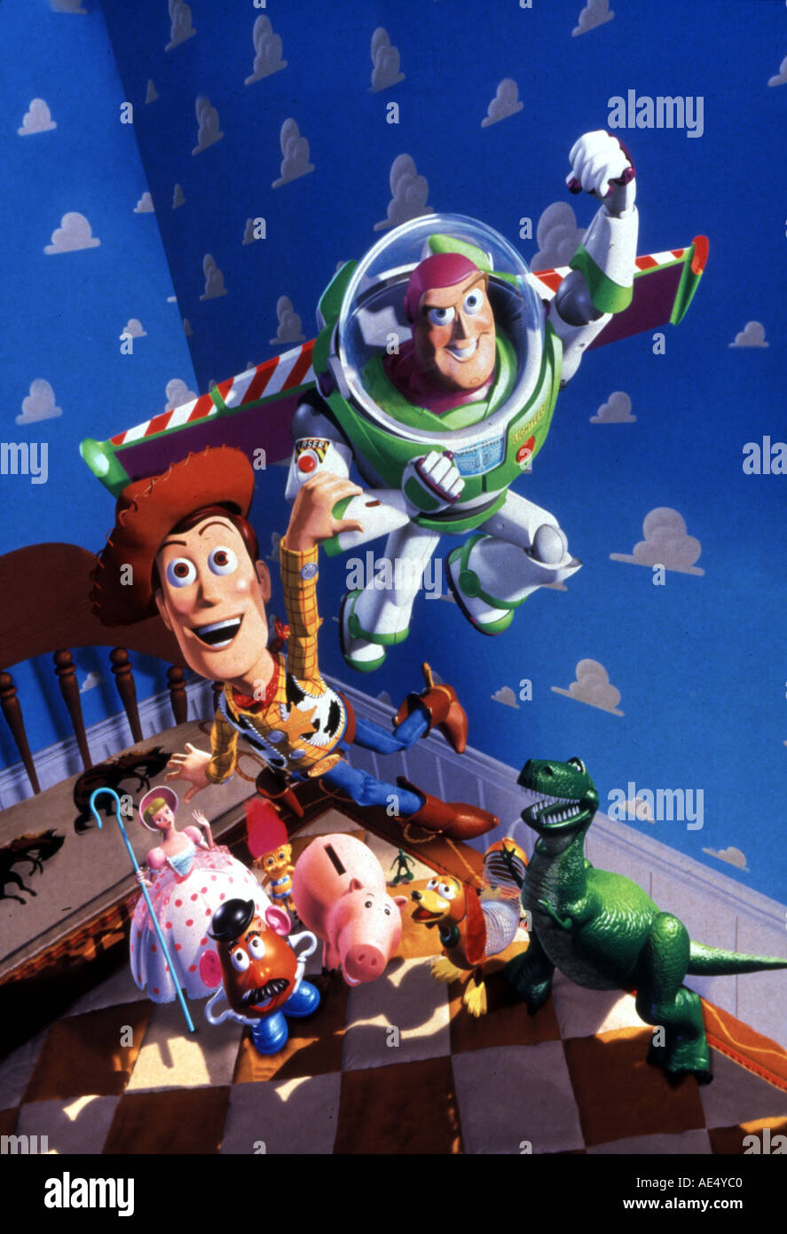 TOY STORY 1995 la película animada de Disney Foto de stock