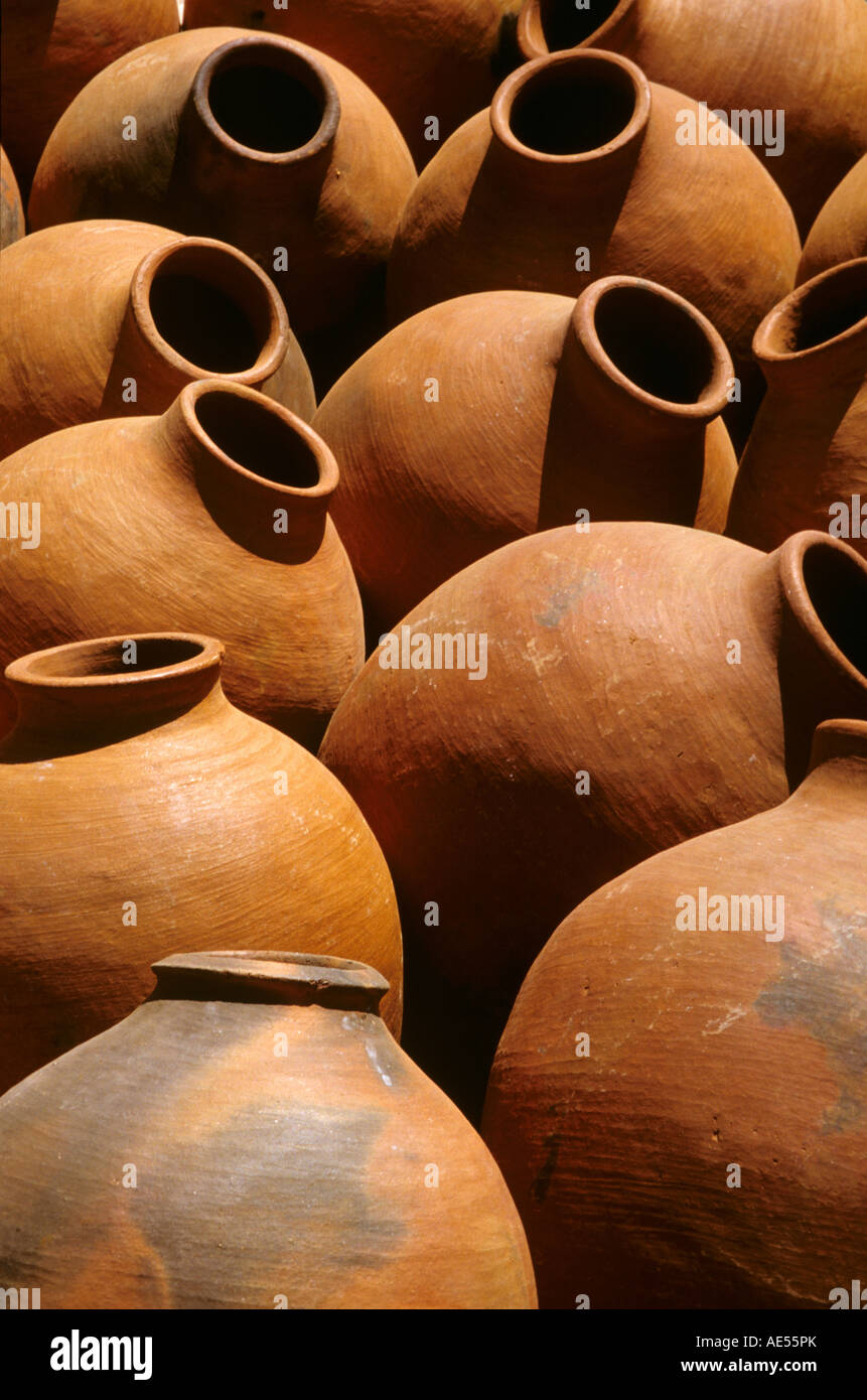 La cerámica en la ciudad bereber del Misti Marruecos Foto de stock