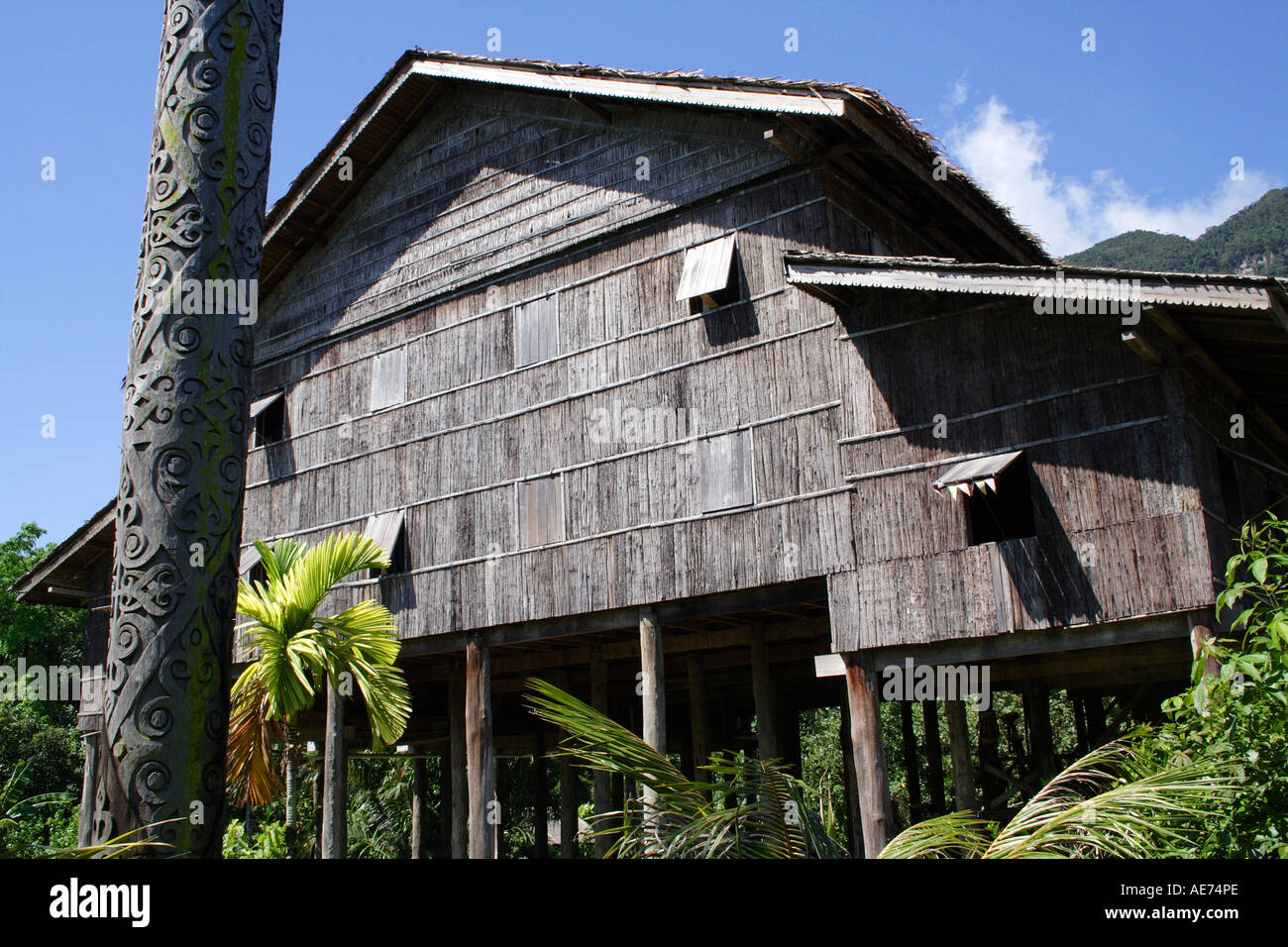 Melanau Tradicionales Longhouse, Sarawak Cultural Village, Sarawak ...