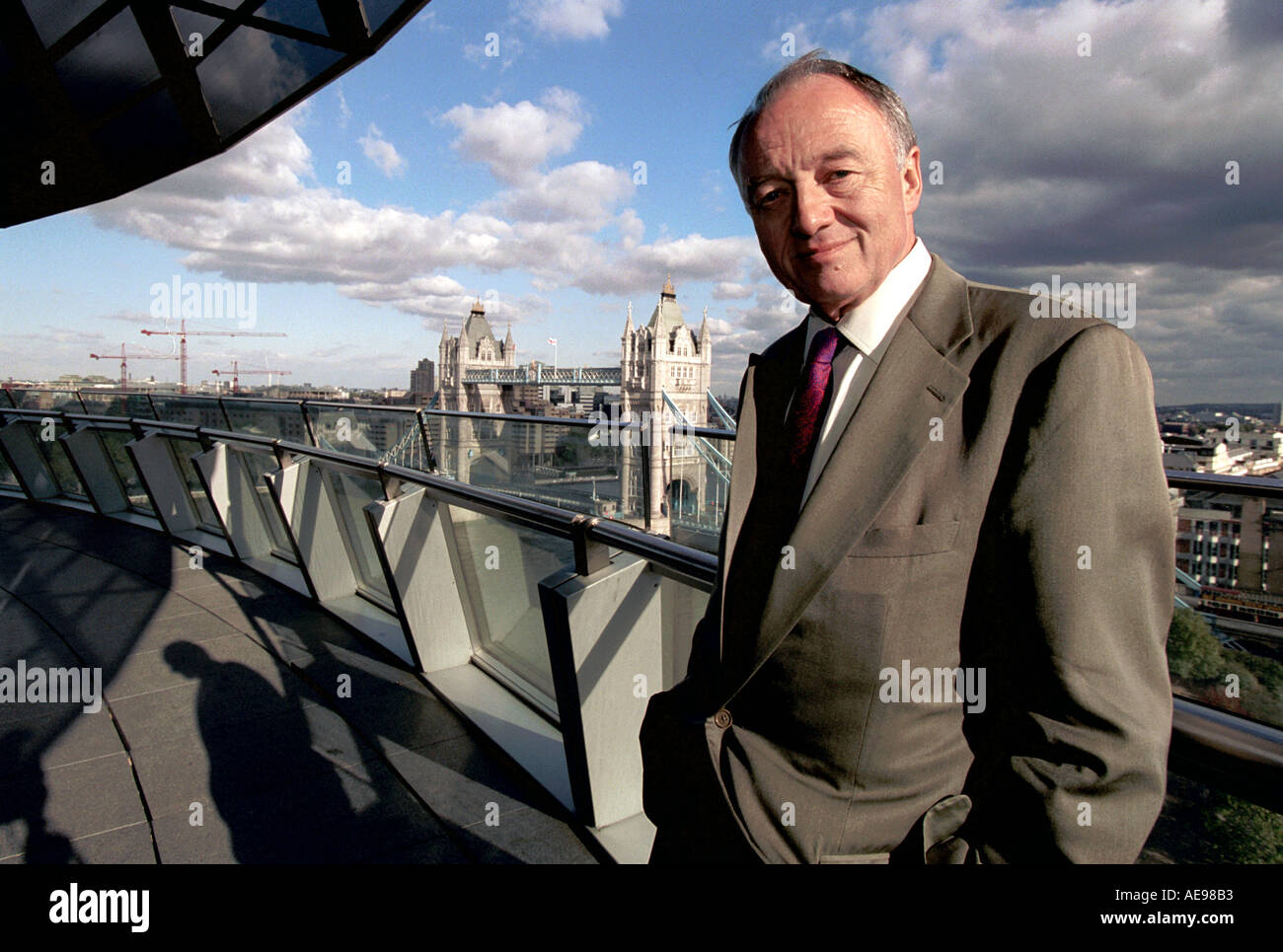 Señor Ken Livingstone Alcalde de Londres Foto de stock