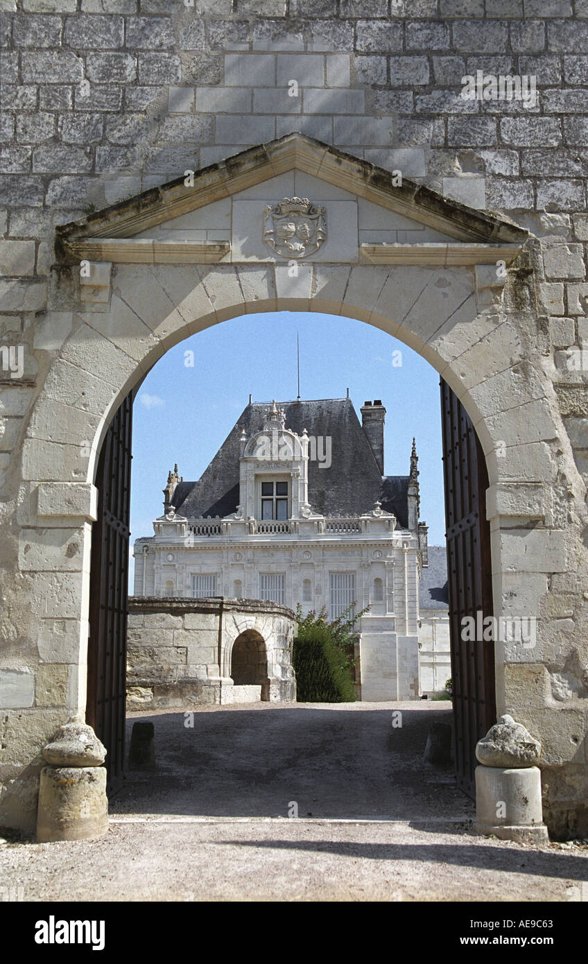 St Aignan Chateau Valle del Loira Francia Foto de stock