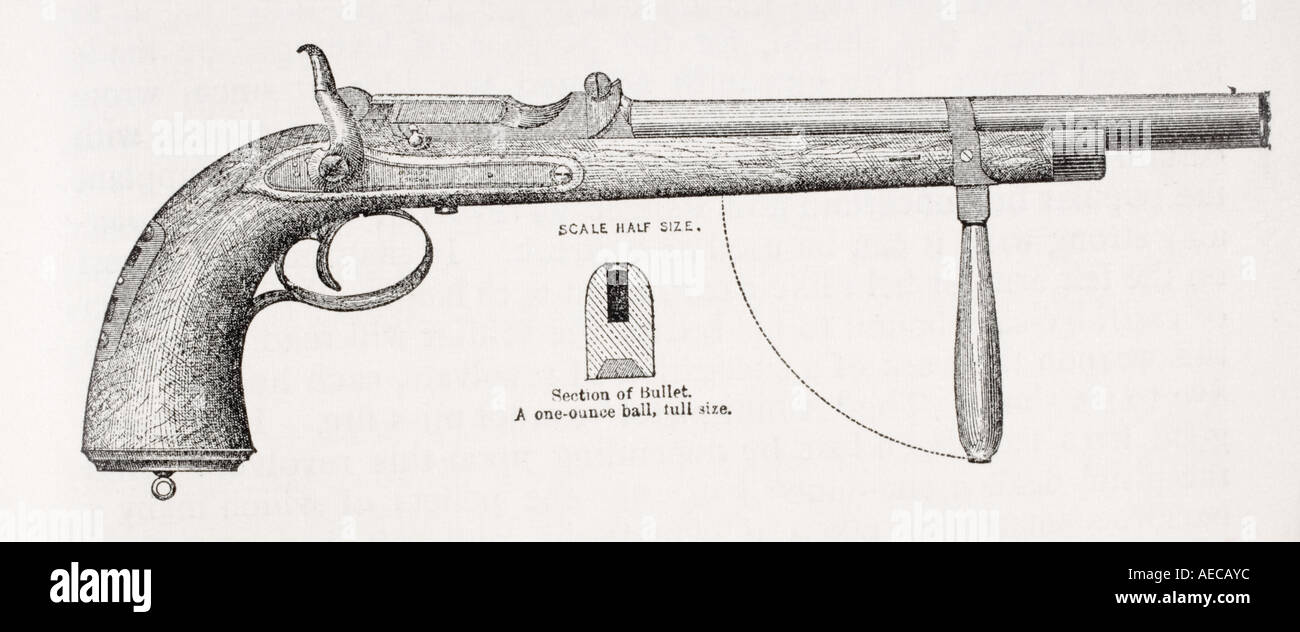 Sir Richard Burton la carabina pistola cuando era capitán Fotografía de  stock - Alamy
