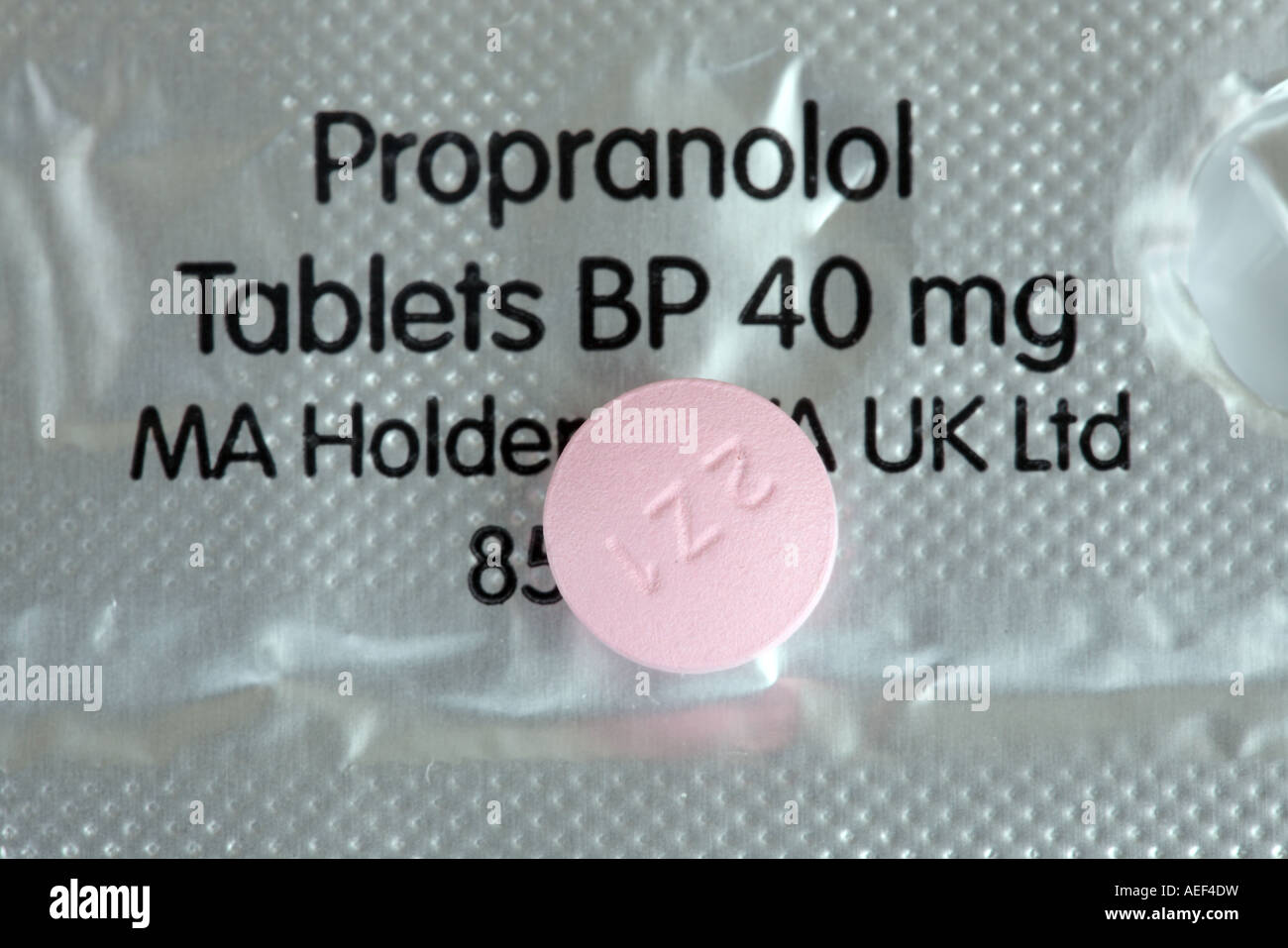 propranolol 40 mg tableta
