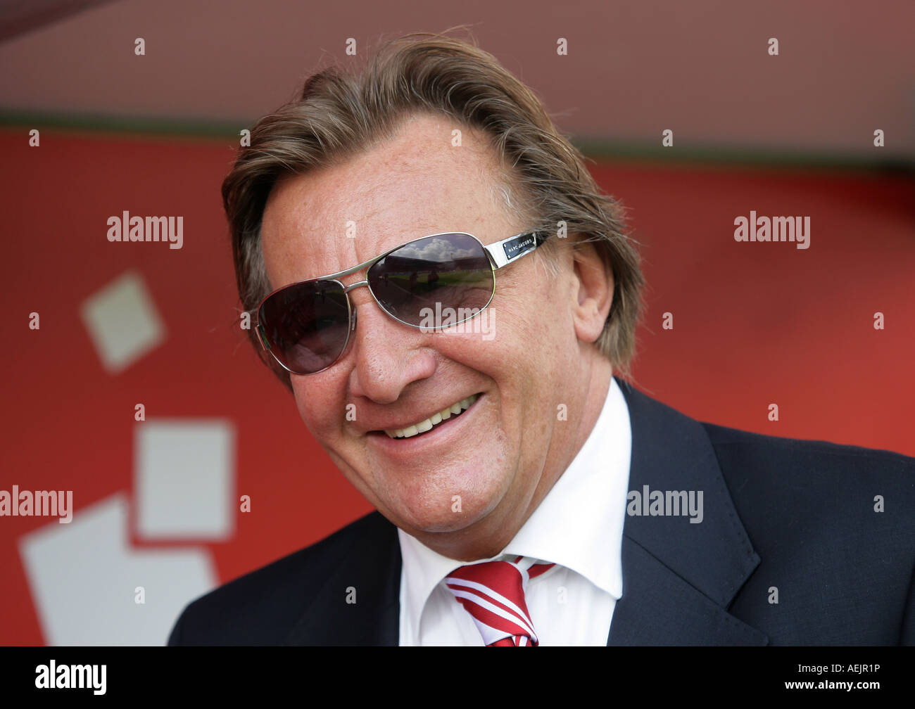 Presidente del club de fútbol alemán Mainz 05, Harald Strutz, Foto de stock