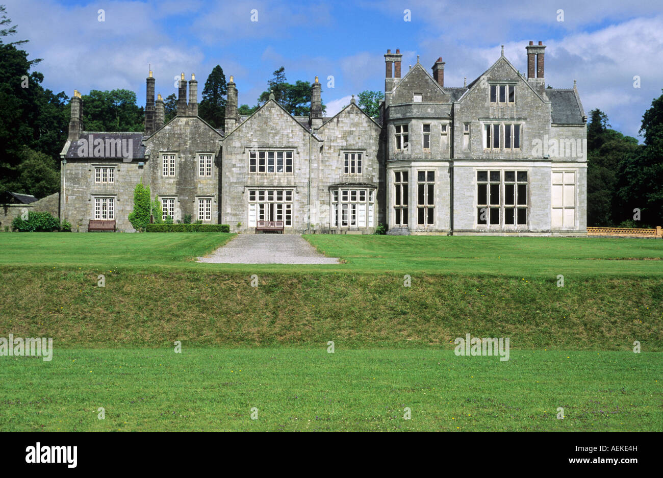Lough Rynn House en el condado de Leitrim Irlanda Irlanda Foto de stock