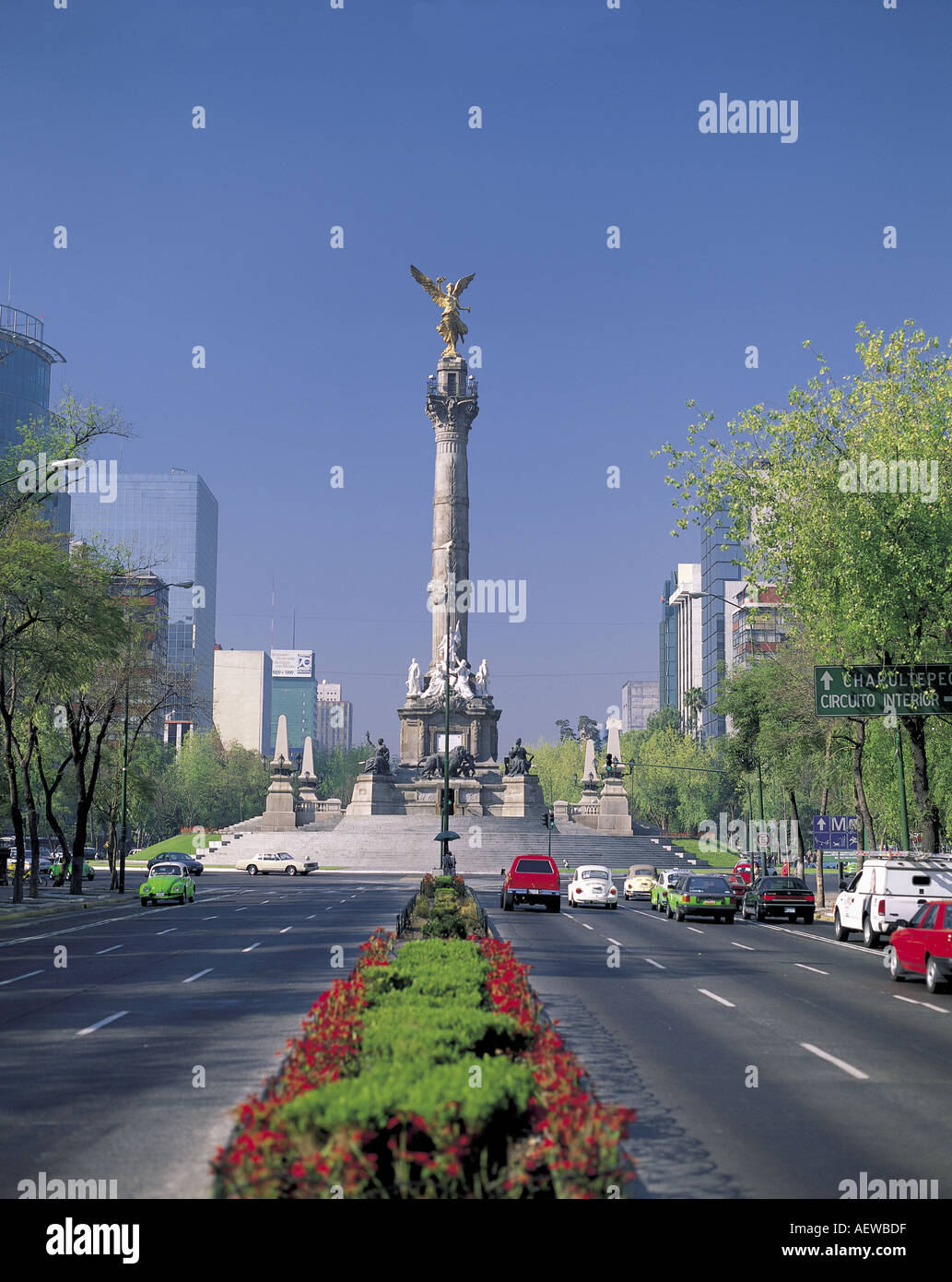 Monumento a la independencia de la Avenida Reforma Ciudad de México