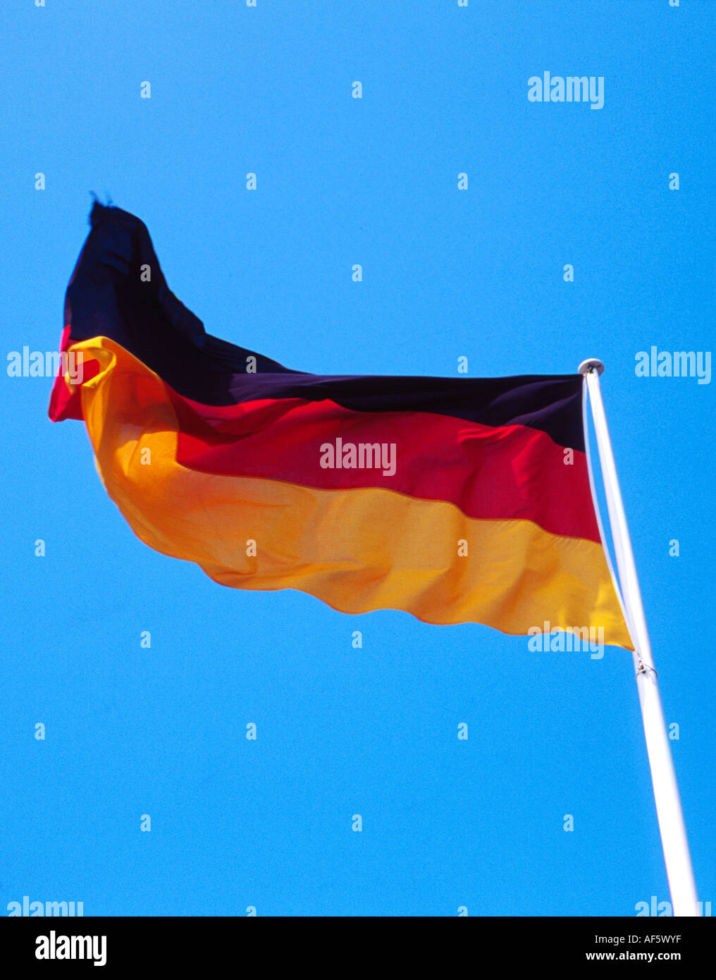 Bandera alemana Foto de stock