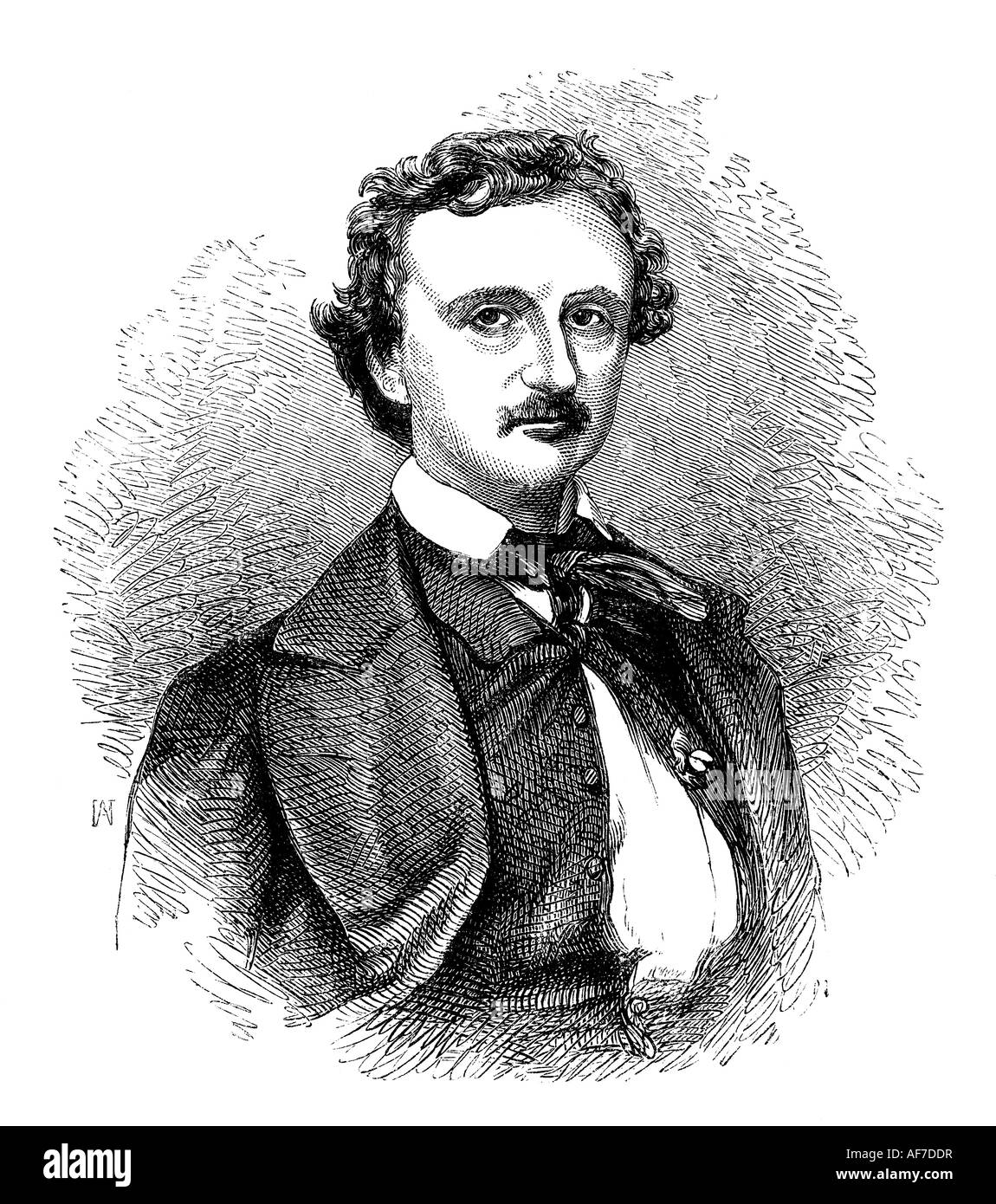 Retrato de edgar allan poe fotografías e imágenes de alta resolución
