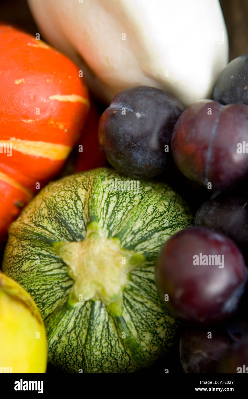 "Harvest Festival' selección de fruta y vegtables autumal Foto de stock