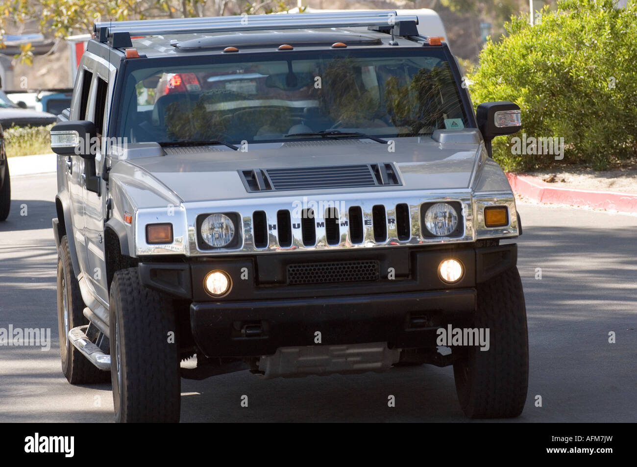 Hummer SUV en California Foto de stock