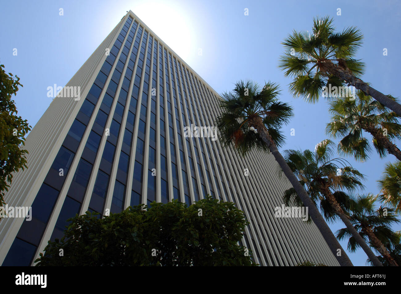 Alto edificio de oficinas comerciales. Foto de stock