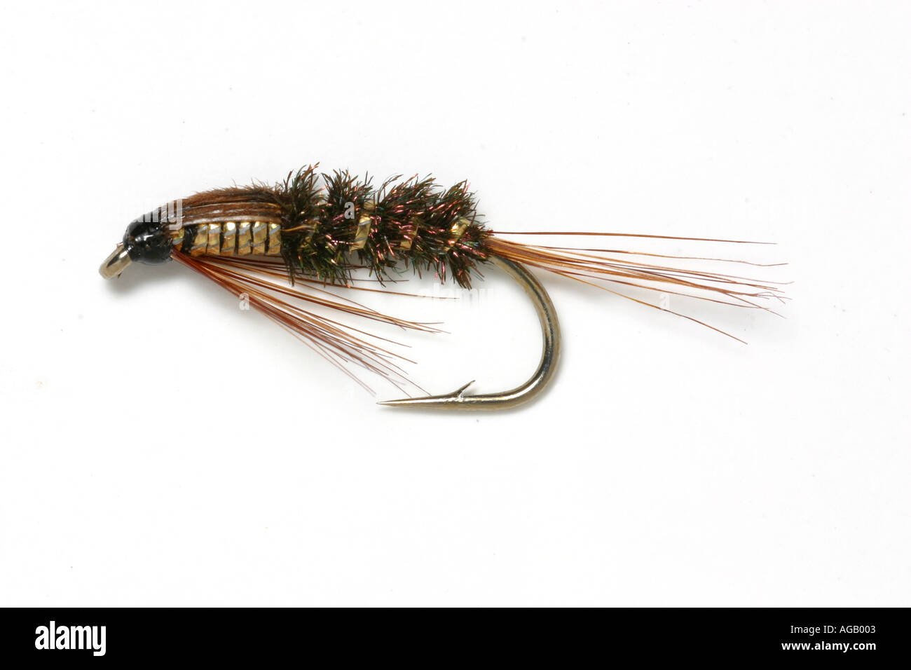 March Brown Ninfa trucha & Grayling de pesca con mosca flies-dragonflies