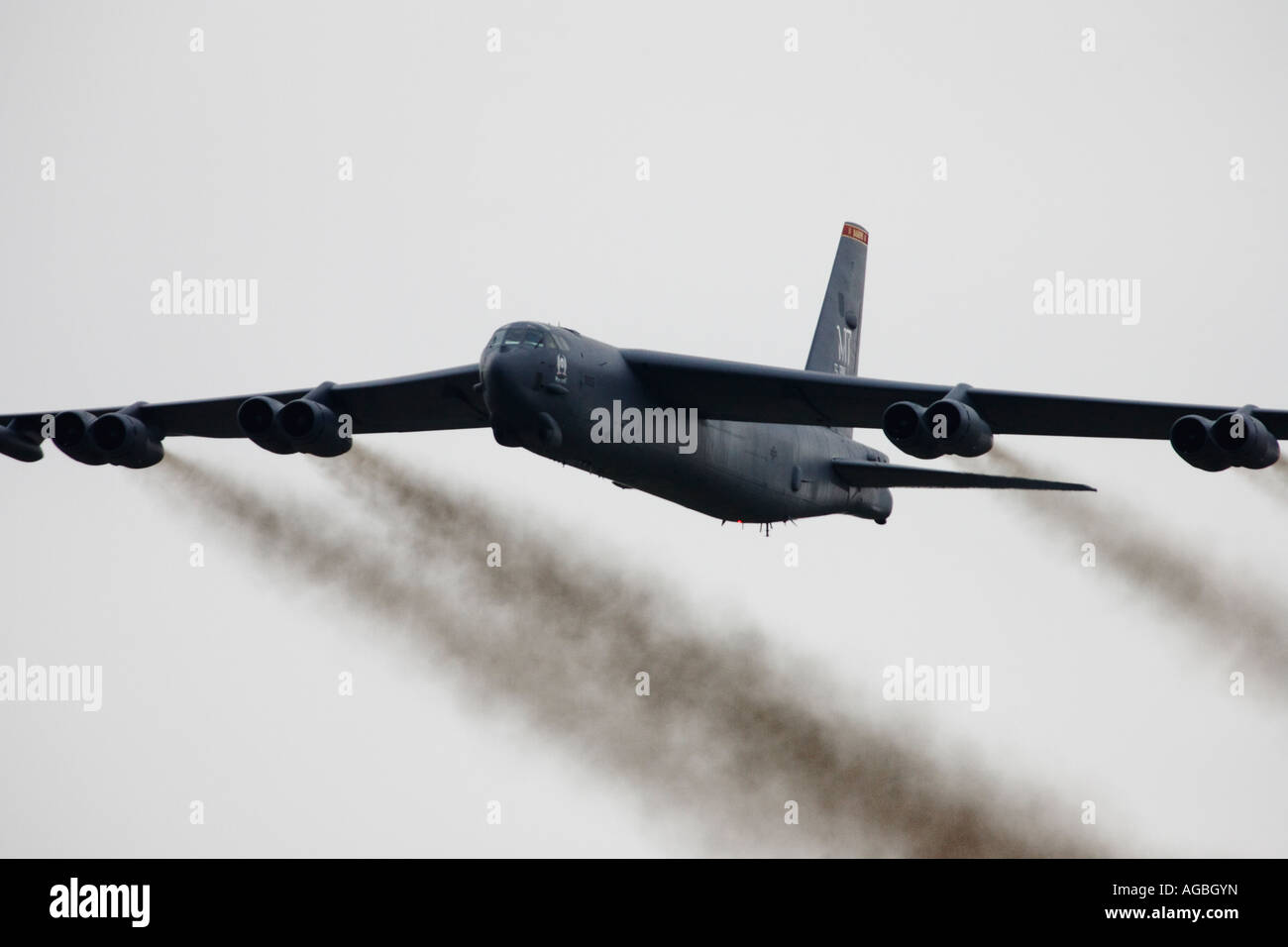 Stratofortress bombardero Boeing B52 Foto de stock