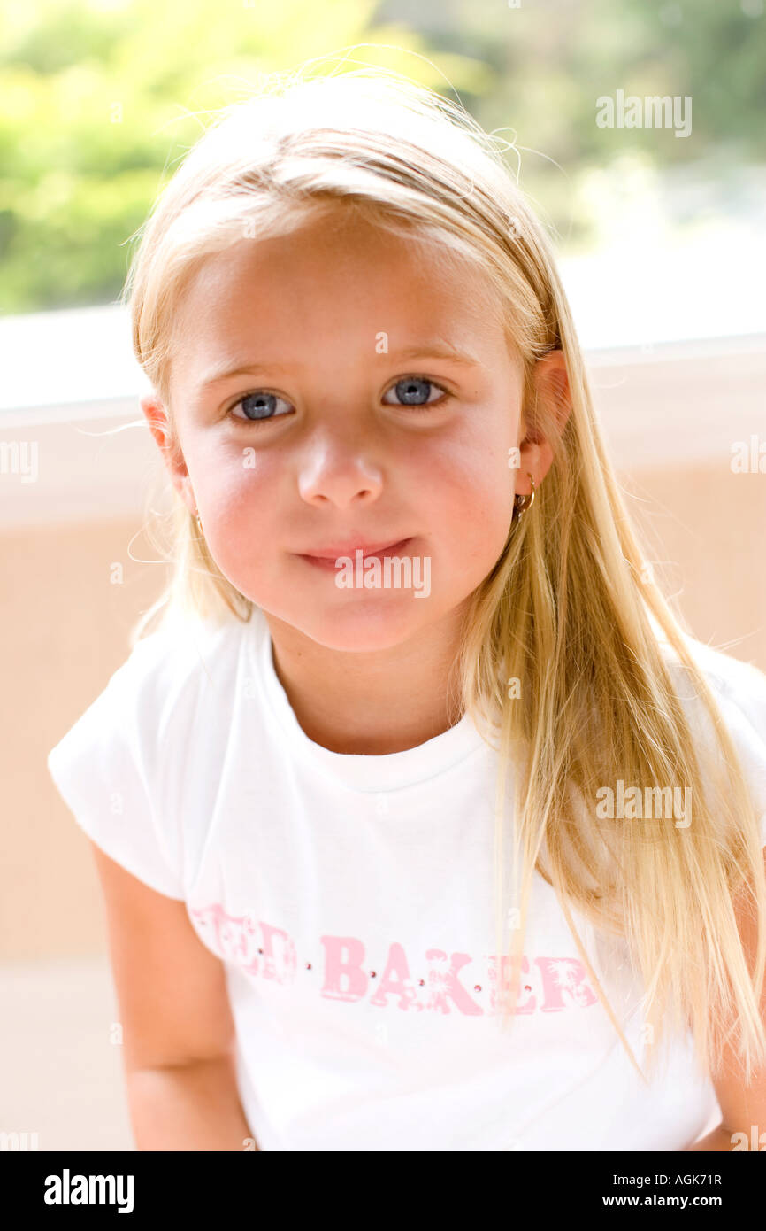 Retrato de niña Foto de stock