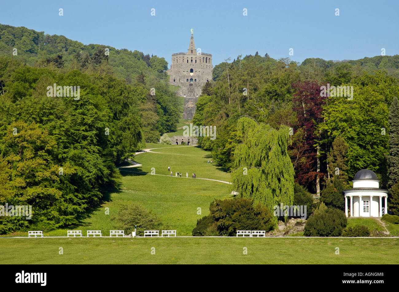 Monumento de Hércules, el templo de Apolo, Parque Wilhelmshoehe, Kassel