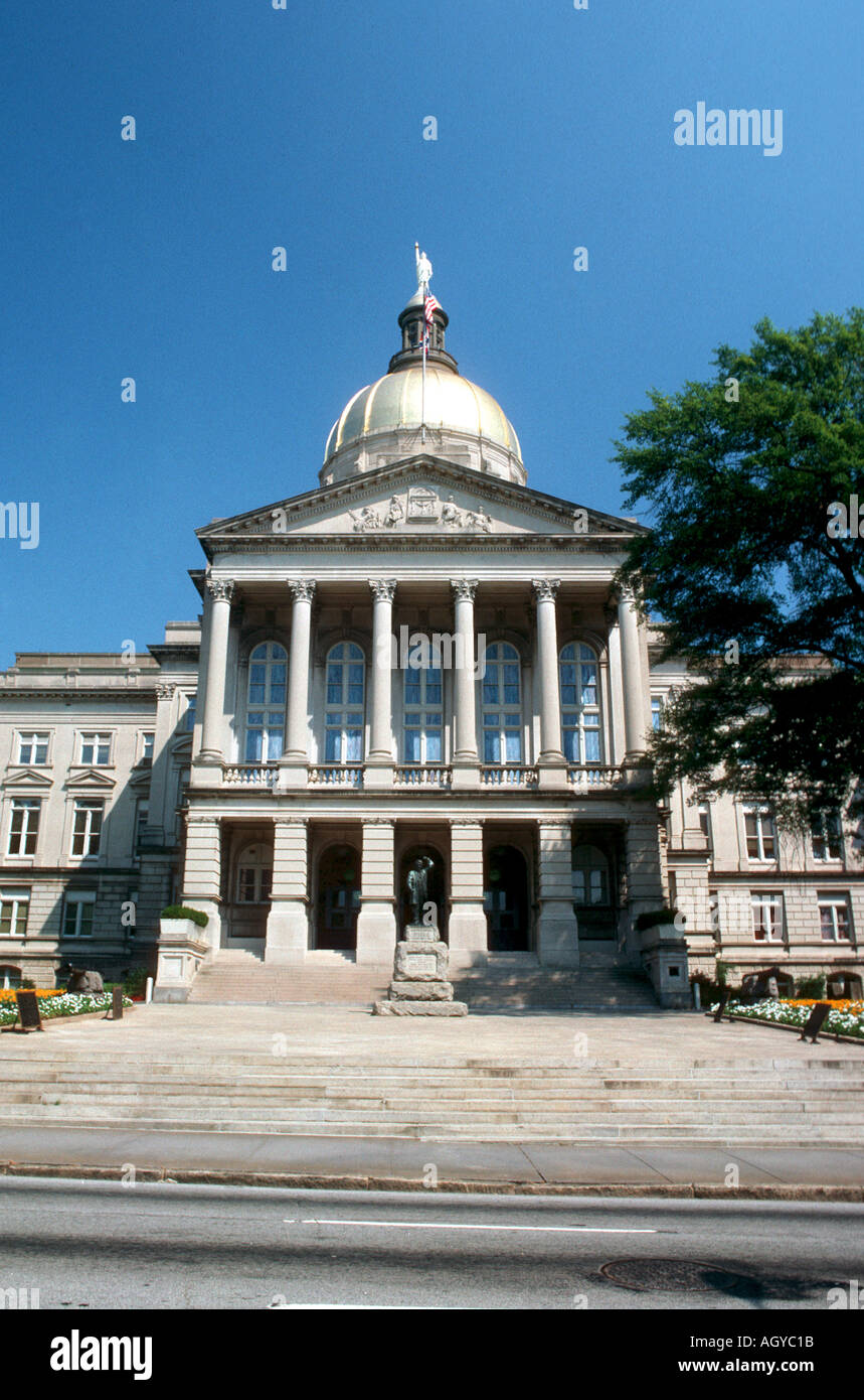 El edificio del Capitolio Estatal de Georgia en Atlanta Atlanta Foto de stock