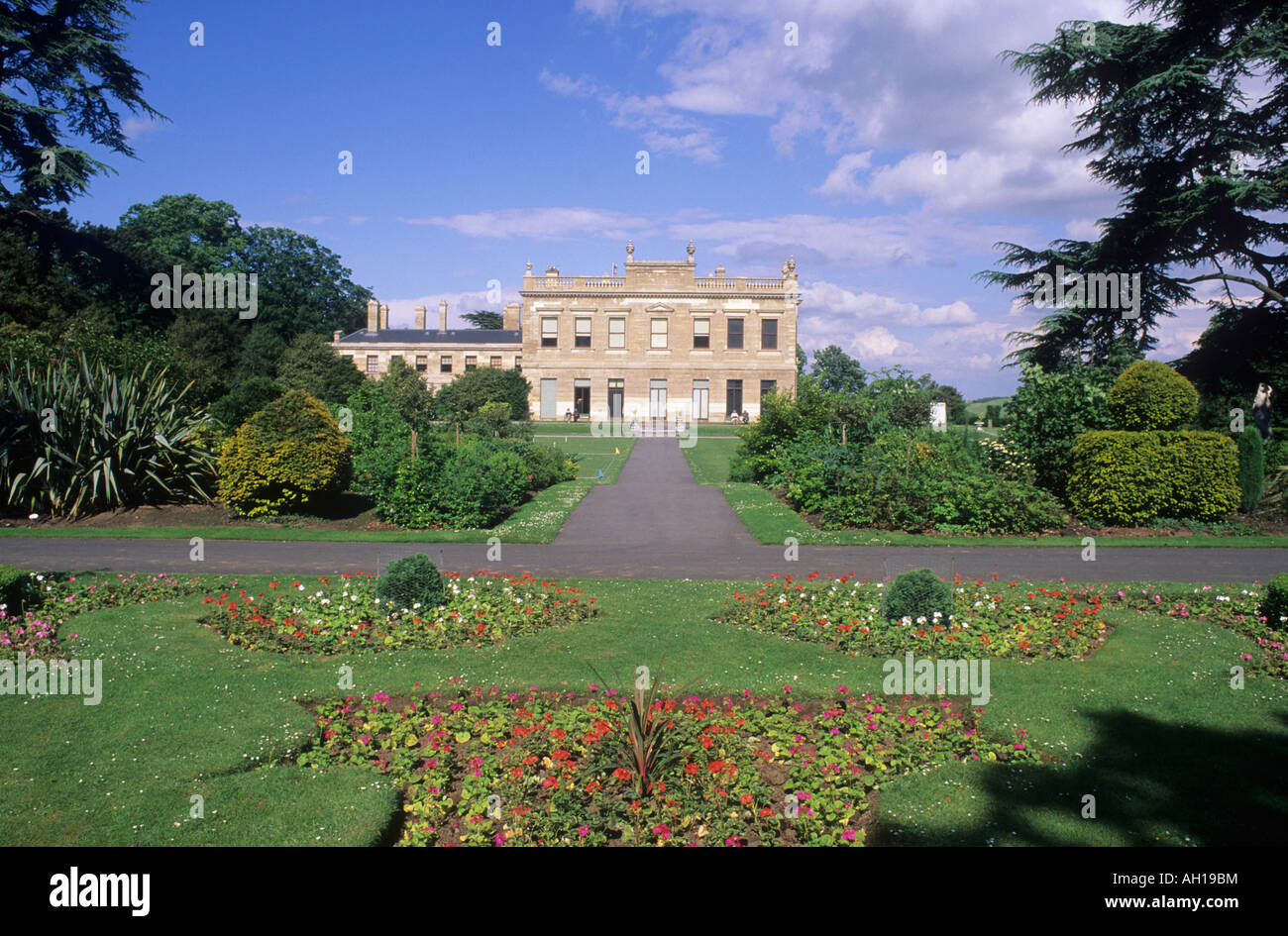 Brodsworth Hall y Jardín Yorkshire Foto de stock